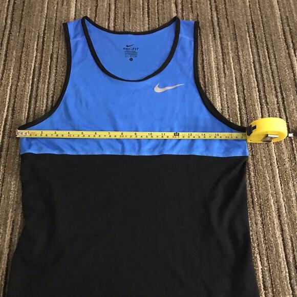 Nike Dri fit black and blue lightweight tank size small - Picture 4 of 6